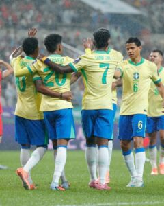 Leia mais sobre o artigo Brasil mostra evolução sob comando de Ancelotti e goleia Coreia do Sul