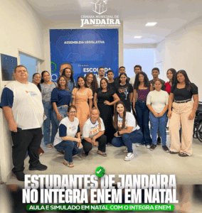 Leia mais sobre o artigo Estudantes de Jandaíra participam do Integra Enem em Natal
