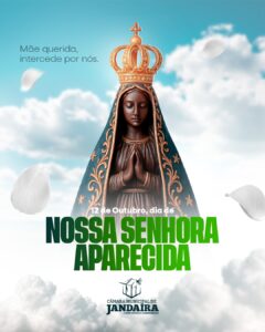 Leia mais sobre o artigo Câmara de Jandaíra celebra Dia da Padroeira do Brasil