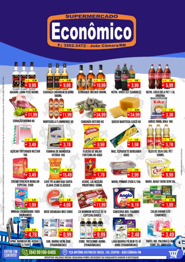 No momento, você está visualizando Confira o encarte de ofertas do Supermercado Econômico para esta segunda-feira