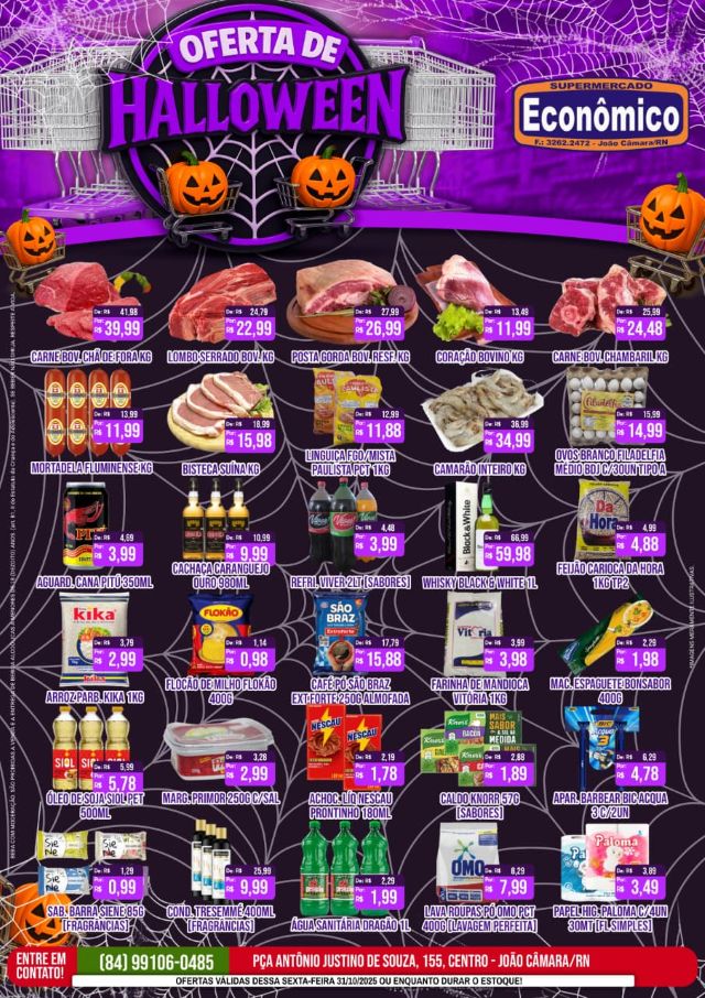 No momento, você está visualizando Confira os encartes de Ofertas do Supermercado Econômico para esta sexta-feira, 31