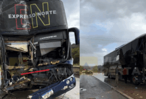 Leia mais sobre o artigo Nove feridos em colisão entre ônibus e caminhão na BR-101, em Arês (RN)