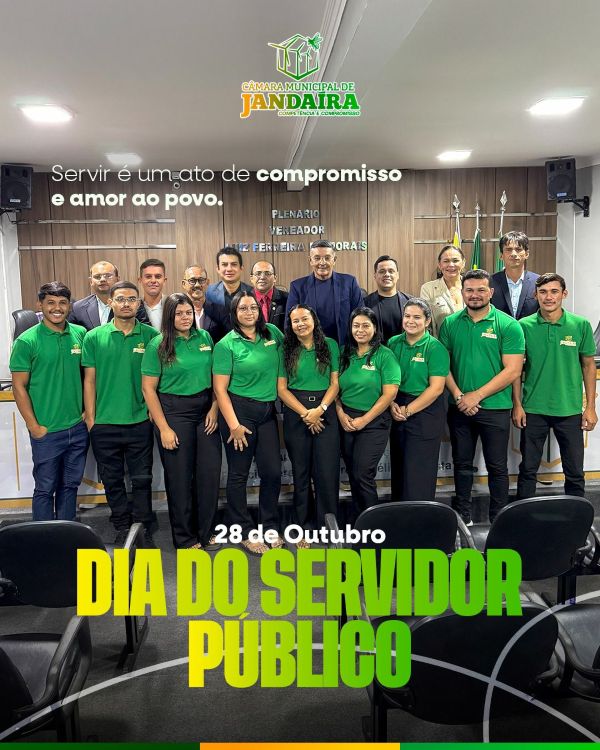No momento, você está visualizando Mensagem da Câmara Municipal de Jandaíras alusiva ao Dia do Servidor Público