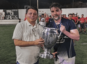 Leia mais sobre o artigo Maurício Caetano prestigia final da Super Liga Fut7 de João Câmara, RN