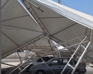 Leia mais sobre o artigo Estrutura de feira livre no mercado público de Macau desaba após forte ventania