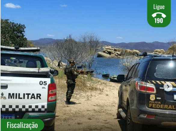 No momento, você está visualizando Polícia Federal e BPAmb realizam operação contra pesca ilegal  em São João do Sabugi e Acari no RN 