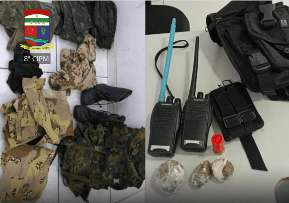 No momento, você está visualizando Policiais da 8ª CIPM, FT 3º BPM E CIOPAR prendem homem e recuperam materiais furtados