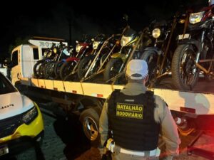 Leia mais sobre o artigo Batalhão Rodoviário/CPRE remove mais dez motocicletas barulhentas na zona norte de Natal