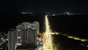 Leia mais sobre o artigo Rota do Sol recebe nova iluminação e Natal avança na modernização do parque de iluminação pública
