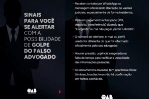 Leia mais sobre o artigo OAB Mato Grande realiza campanha de conscientização contra o golpe do falso advogado