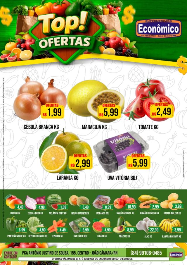 Leia mais sobre o artigo Confira os encartes de Ofertas do Supermercado Econômico pasra este domingo, 02