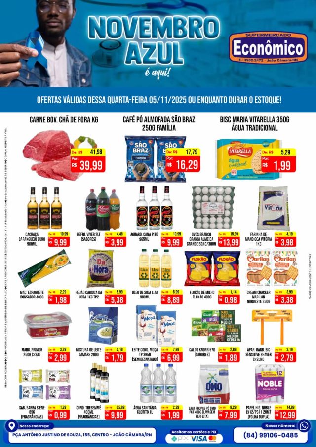No momento, você está visualizando Confira o encarte de ofertas do Supermercado Econômico para esta quarta-feira, 05
