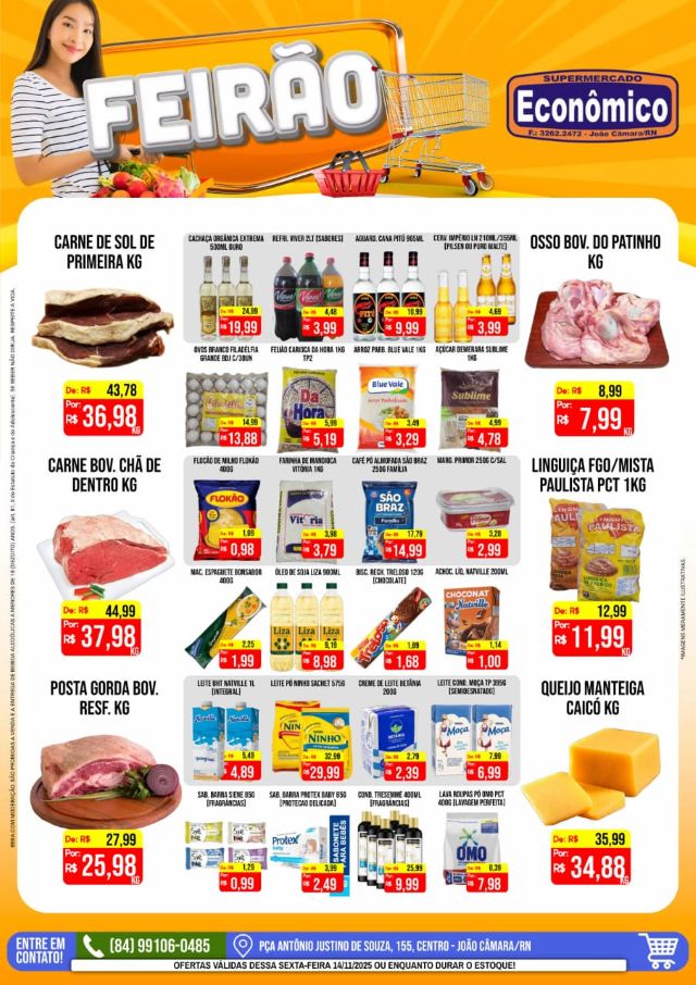 No momento, você está visualizando Confir os encartes de ofertas do Supermercado Econômico para esta sexta-feira