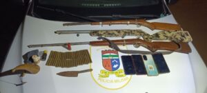 Leia mais sobre o artigo Ação conjunta do 10º BPM resulta na apreensão de armas, celulares e munições no interior do RN
