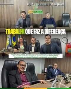 Leia mais sobre o artigo Câmara Municipal de Jandaíra aprecia importantes proposições para a comunidade na sessão ordinária desta semana