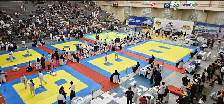 Leia mais sobre o artigo Natal sedia XXI Pan-Americano de Karatê-Dô Tradicional e recebe 489 atletas de 9 países em competição histórica
