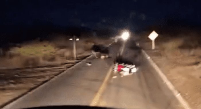 Leia mais sobre o artigo Acidente grave provocado por animal solto na rodovia é registrado na BR-405,  no  interior do RN