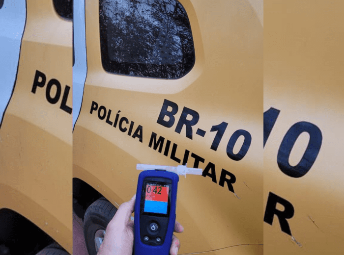 Leia mais sobre o artigo Condutor é preso pelo Batalhão Rodoviário dirigindo embriagado e sem habilitação