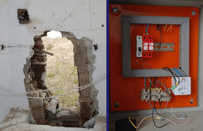 Leia mais sobre o artigo Furto de cabos elétricos em 5 poços da Caern reduz abastecimento nas áreas urbana e rural do município de Macaíba