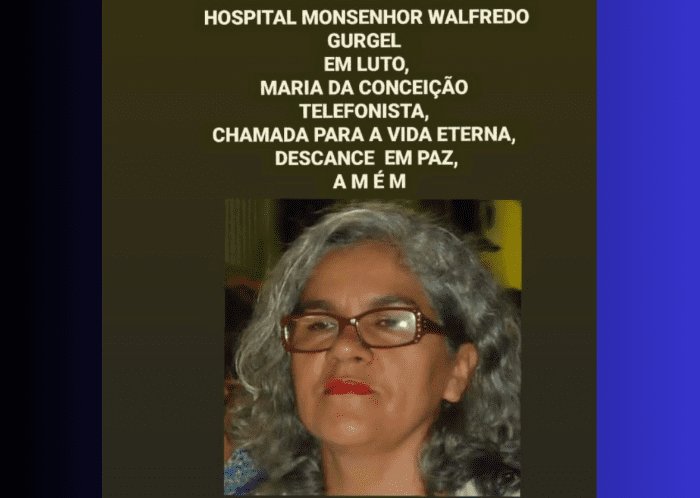 No momento, você está visualizando Morre Maria da Conceição, ex-servidora do Hospital Regional de João Câmara e do Walfredo Gurgel