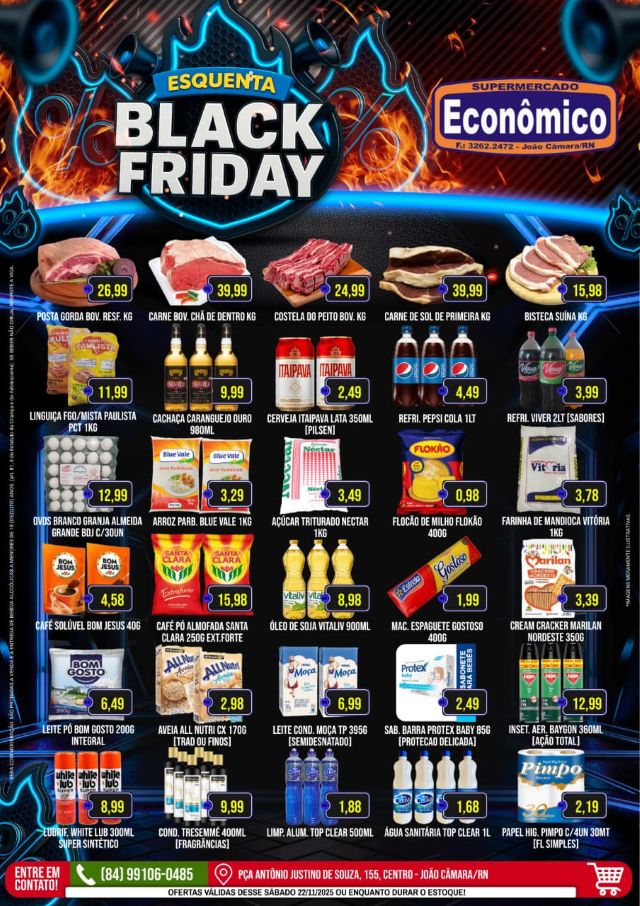 Leia mais sobre o artigo Confira os encartes de Ofertas do Supermercado Econômico para este Sábado, 22