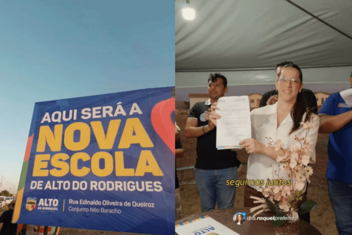 No momento, você está visualizando Prefeita Dra. Raquel Lemos inicia construção de escola modelo FNDE com 13 salas em Alto do Rodrigues