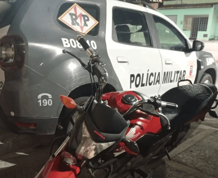 No momento, você está visualizando Moto com sinais evidentes de adulteração é apreendida pelo 8° Batalhão de Polícia Militar