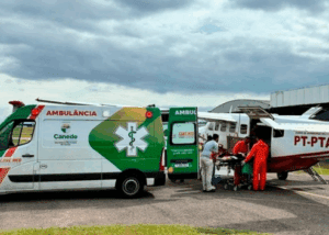 Leia mais sobre o artigo Governo da Paraíba realiza transporte aeromédico para repatriar paciente que sofreu AVC no exterior