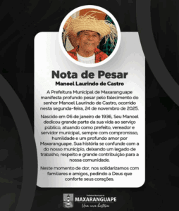 Leia mais sobre o artigo Ex-prefeito de Maxaranguape,  Manoel Laurindo morre aos 89 anos