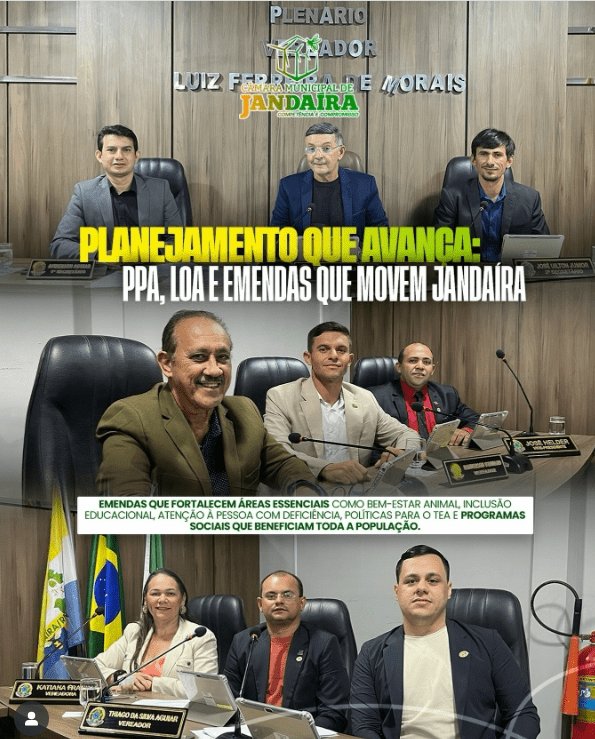 No momento, você está visualizando Câmara Municipal de Jandaíra aprecia novos projetos e emendas