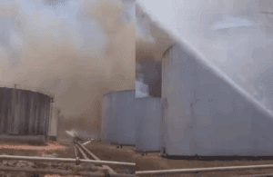 Leia mais sobre o artigo Incêndio atinge a Ypioca localizada entre os municpios de Pureza e Ceará-Mirim