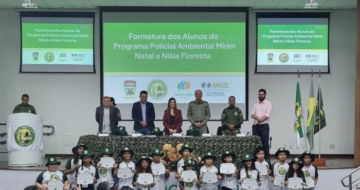 No momento, você está visualizando Projeto da Neoenergia Cosern e Polícia Militar forma 77 Policiais Ambientais Mirins