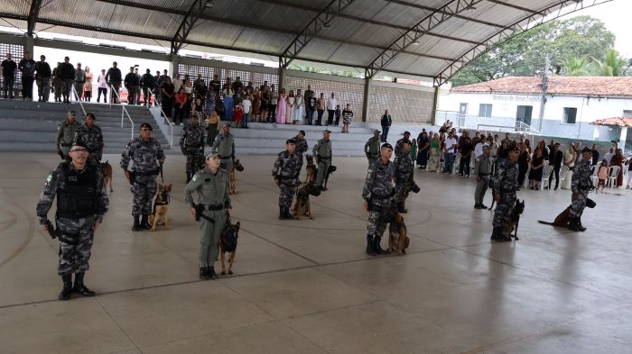 No momento, você está visualizando PMRN realiza a solenidade de conclusão do III Curso de Condutores de Cães de Polícia