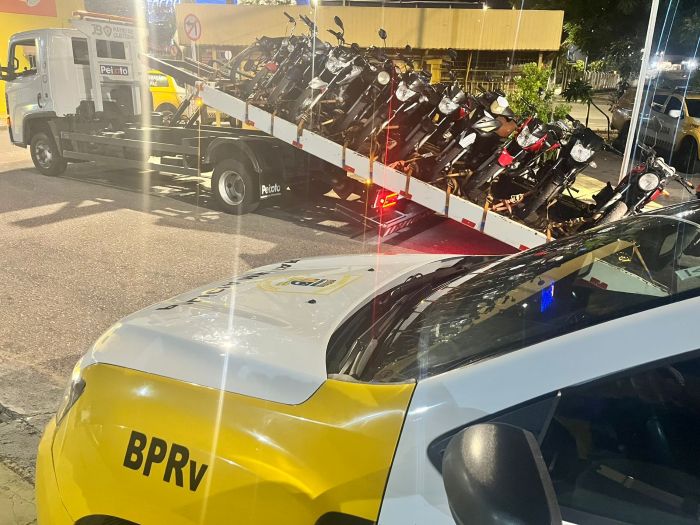 Leia mais sobre o artigo Operação Sossego apreende 11 motos por irreguralidades  ao excesso de ruídos em Natal