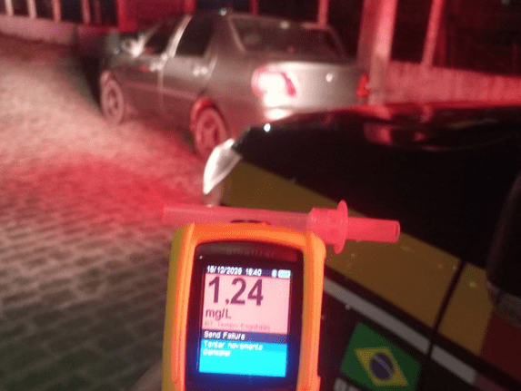 No momento, você está visualizando PRF prende homem embriagado com índice quatro vezes maior que o limite para prisão