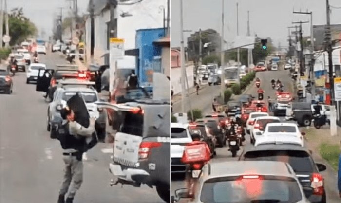 No momento, voc&ecirc; est&aacute; visualizando Suspeito morre ap&oacute;s roubo a loja e persegui&ccedil;&atilde;o policial na Zona Norte de Natal