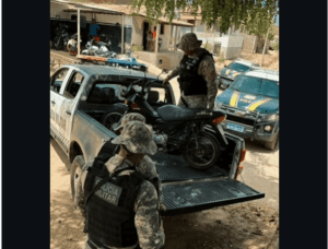 Leia mais sobre o artigo GTO do 6º BPM e PRF realizam apreensão de motocicleta adulterada no interior do RN