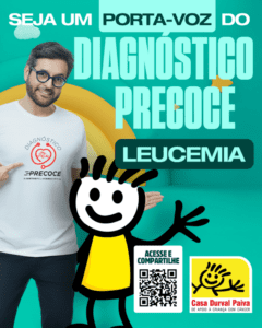 Leia mais sobre o artigo Câncer Infantojuvenil: Casa Durval Paiva lança Campanha Diagnóstico Precoce 2026 com o mote “Seja um porta-voz do Diagnóstico Precoce”