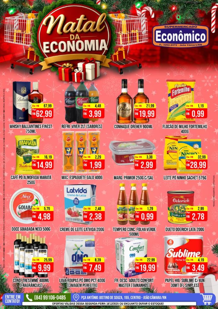 No momento, você está visualizando Confira o encarte de Ofertas do Supermercado Econômico para esta terça-feira