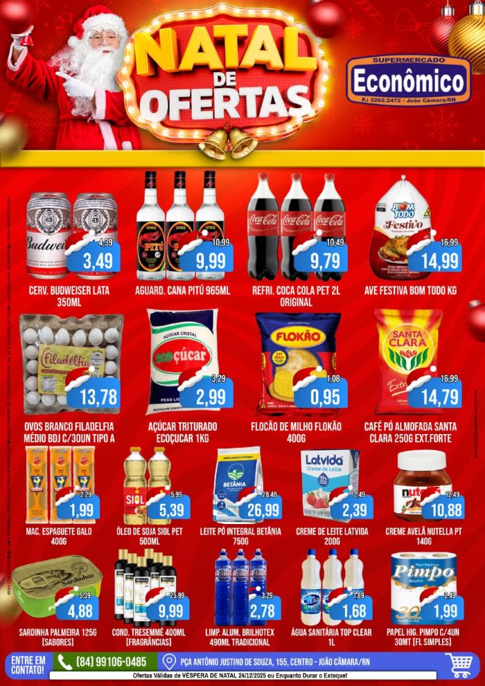 No momento, você está visualizando Confira os encartes de Ofertas do Natal do Supermercado Econômico