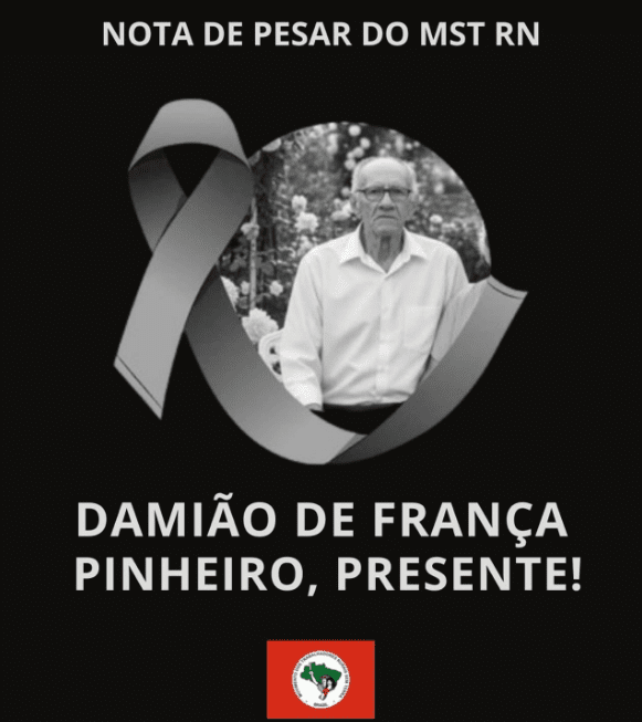 No momento, você está visualizando MST Potiguar publica Nota de Pesar pela morte de Damião do Sindicato em Touros