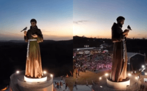 Leia mais sobre o artigo Estátua de São Francisco de Assis é inaugurada na Serra da Formiga, em Riachuelo/RN