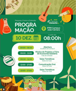 Leia mais sobre o artigo IFRN Campus João Câmara realiza a II Ciência Conecta no dia 10 de dezembro