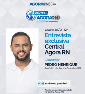 Leia mais sobre o artigo Prefeito de Pedra Grande, Pedro Henrique será entrevistado no “Central  Agora”  do portal AGORA RN 