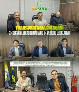 Leia mais sobre o artigo Câmara de Jandaíra aprecia projeto de Lei do Executivo