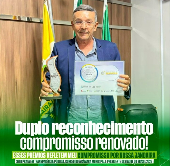 Leia mais sobre o artigo Presidente da Câmara de Jandaíra celebra conquistas relevantes em 2025
