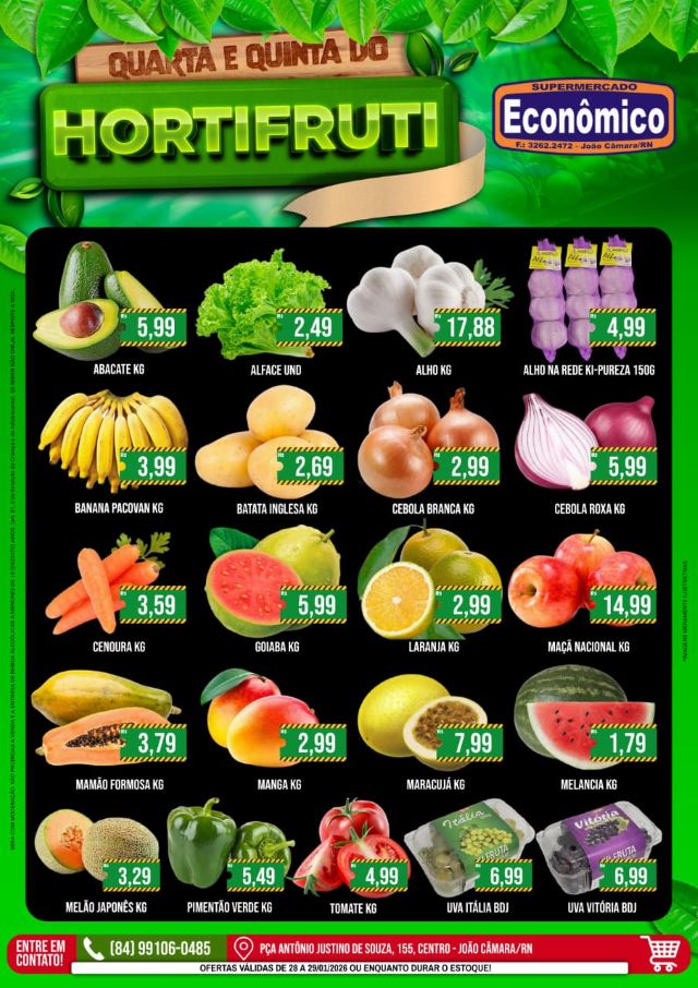 No momento, voc&ecirc; est&aacute; visualizando Confira o encarte de ofertas do Supermercado Econ&ocirc;mico para esta quinta-feira