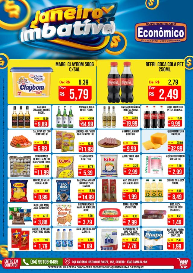 No momento, você está visualizando Confira os encartes de Ofertas do Supermercado Econômico para esta quinta-feira