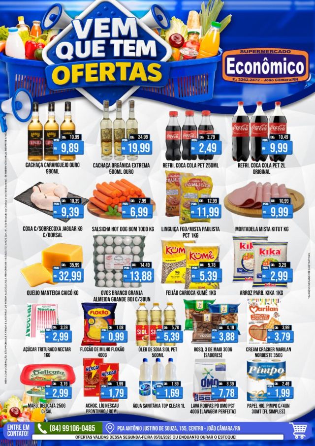 No momento, voc&ecirc; est&aacute; visualizando Confira o encarte de ofertas do Supermercado Econ&ocirc;mico para esta segunda-feira