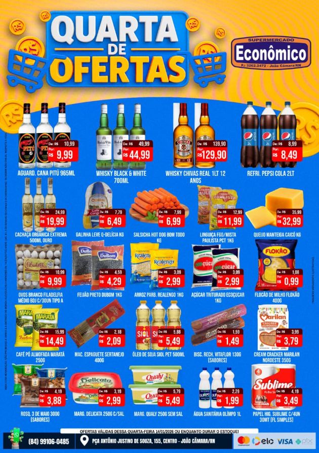 No momento, voc&ecirc; est&aacute; visualizando Confira os encartes de Ofertas do Supermercado Econ&ocirc;mico para esta quarta-feira